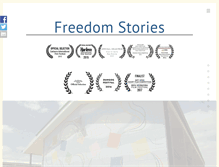 Tablet Screenshot of freedomstoriesproject.com